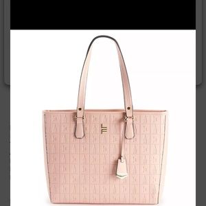 London Fog Diana Tote Handbag. Salmon.